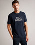 KENEDY-Tops-SS Regular Fit Branded T-Shirt- Ted Baker Romania